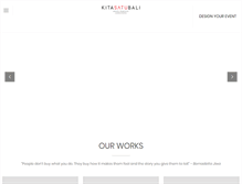 Tablet Screenshot of kitasatubali.com